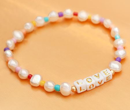 DIY - Armband letters eigen naam