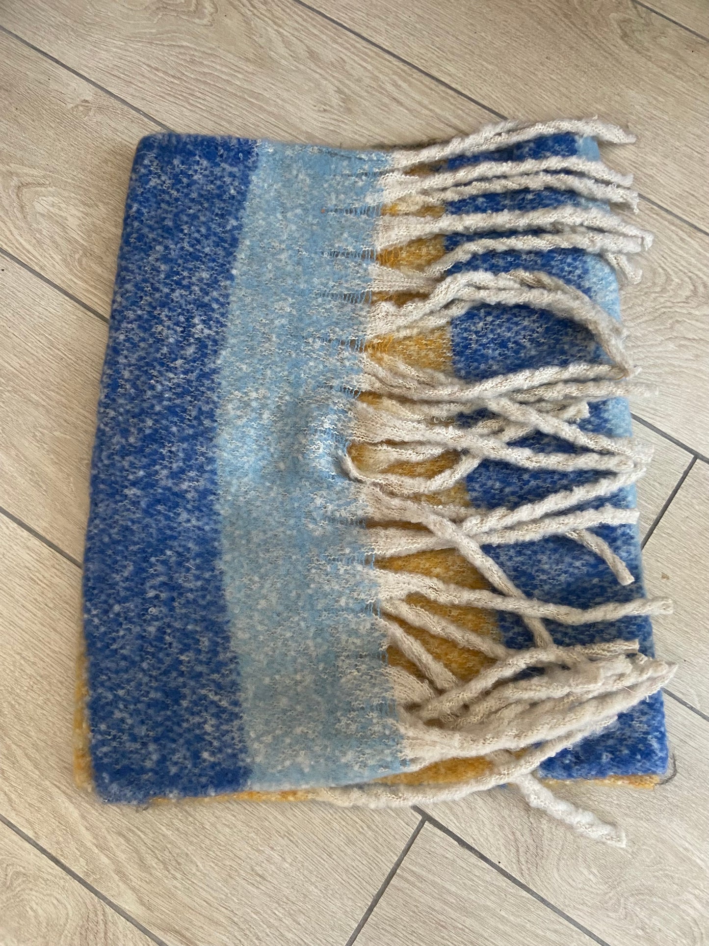 Sjaal blauw